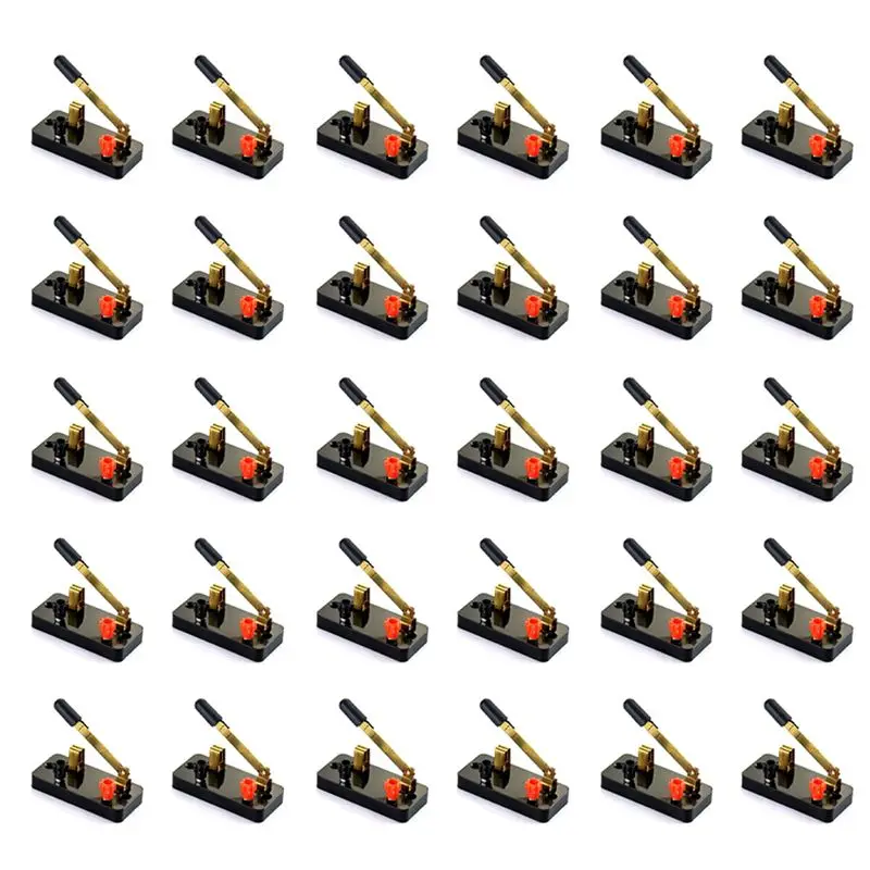 stylish-30pcs-single-pole-single-throw-switchknife-switch-used-for-physics-laboratoryschool-electronic-experimenting