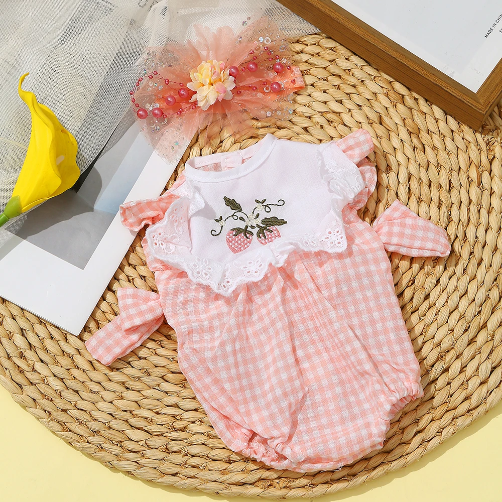Puppenkleidung für 16 Zoll Reborn-Babypuppe, Niedlicher Babypuppen-Pullover, Jumpsuit, Kleidungszubehör für 40 cm Babypuppe, Geschenke für Mädchen – Detail 15