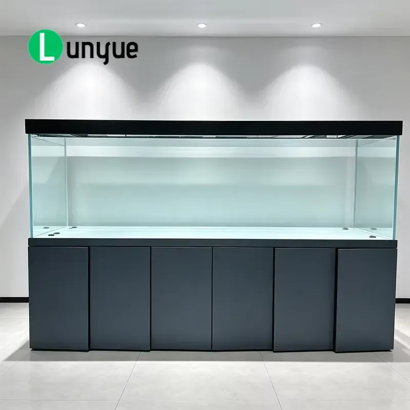Customized Large Ultra Transparent Glass Fish Tank High Clarity Freshwater Aquarium For Indoor Home Use Factory Direct Sale