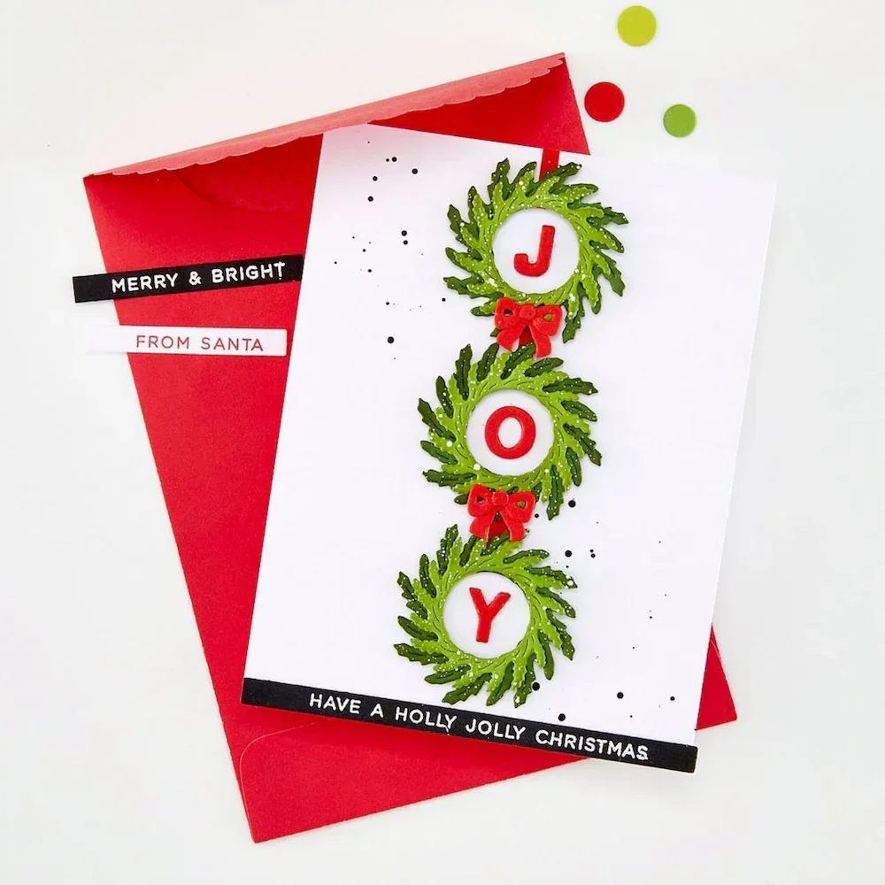 Winter Wreath 2026 Metal Cutting Dies and Clear Stamps cut die mold blade knife punch Scrapbook Paper craft stencils dies - view 6