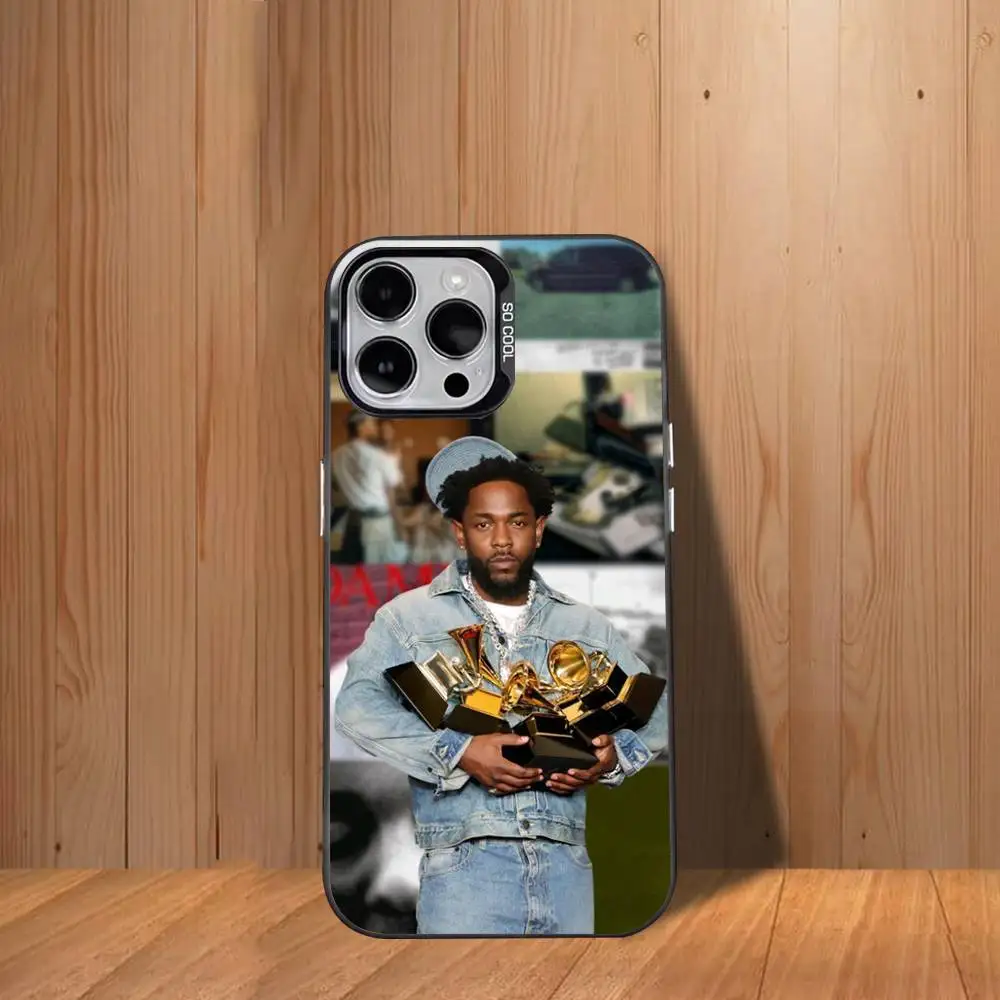 Funda de teléfono K-Kendrick L-Lamar para iPhone 17,16,15,14,13,12,11, Mini,Pro,SE,MAX, funda blanca mate a prueba de golpes