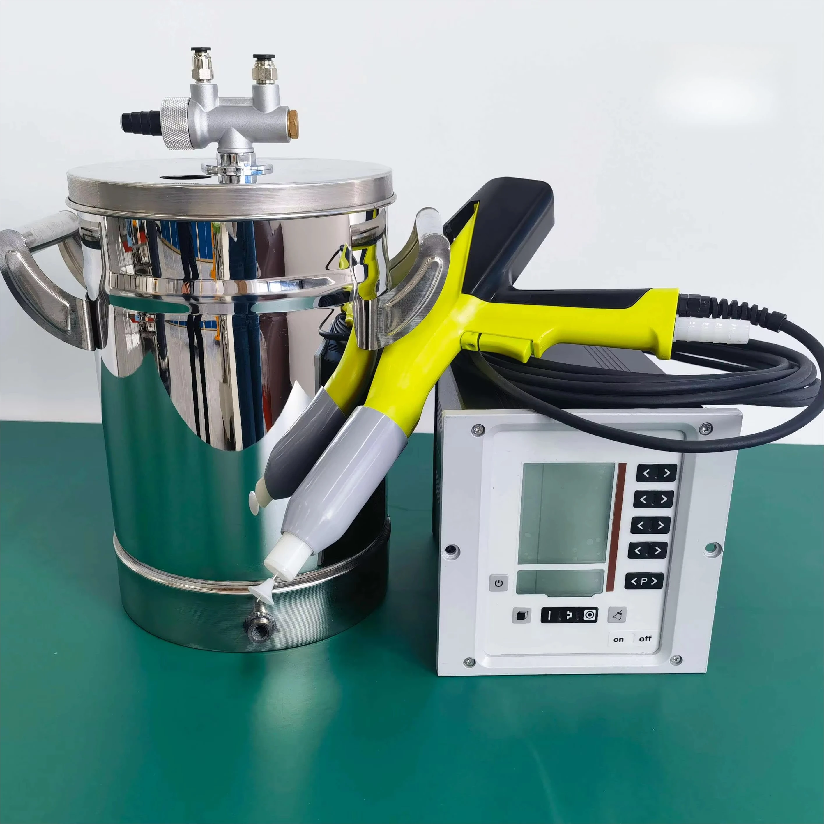 

Лабораторная электростатическая машина для нанесения порошкового покрытия для электростатического распыления порошка Оборудование для распыления металла