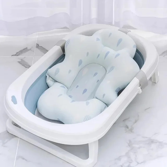4086-c1367a.jpg Baby Bath Support Mat – Non-Slip Newborn Bathtub Cushion & Bath Seat Pad
