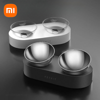 Xiaomi PETKIT Pets Bowl Feeding Tray Scratch Resistant Double Feeder Bowls Adjustable Angle Cat Feeding Pet Supplies Accessories
