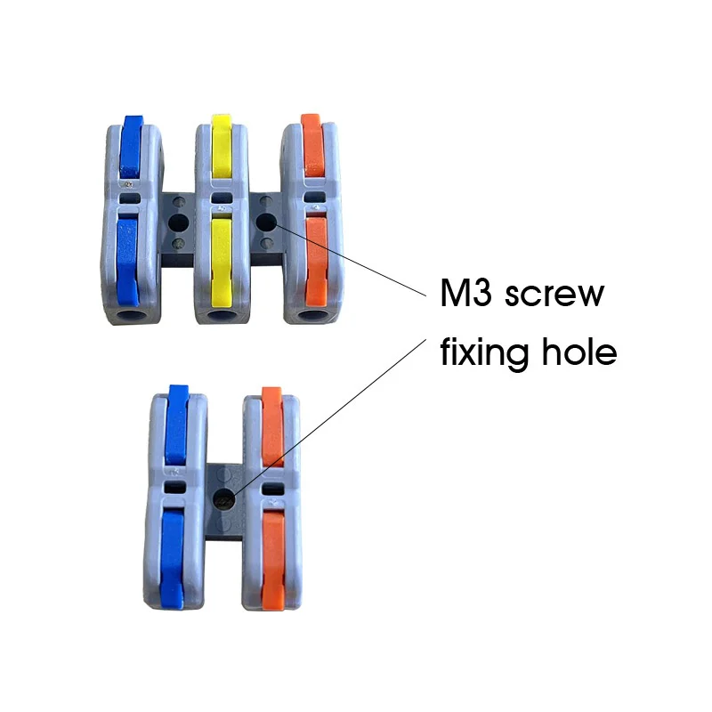 Wire Connector Universal Compact Conductor Mini Led Strip Lighting Electric Splice Quick Push-in Cable Splicing Terminal Blocks