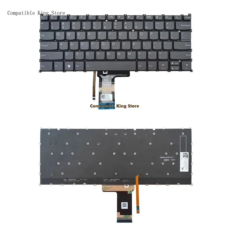 dd US Backlit Keyboard For Lenovo Yoga 7 14IRL8 ARP8 Yoga 7 2-in-1 14AHP9 14IML9