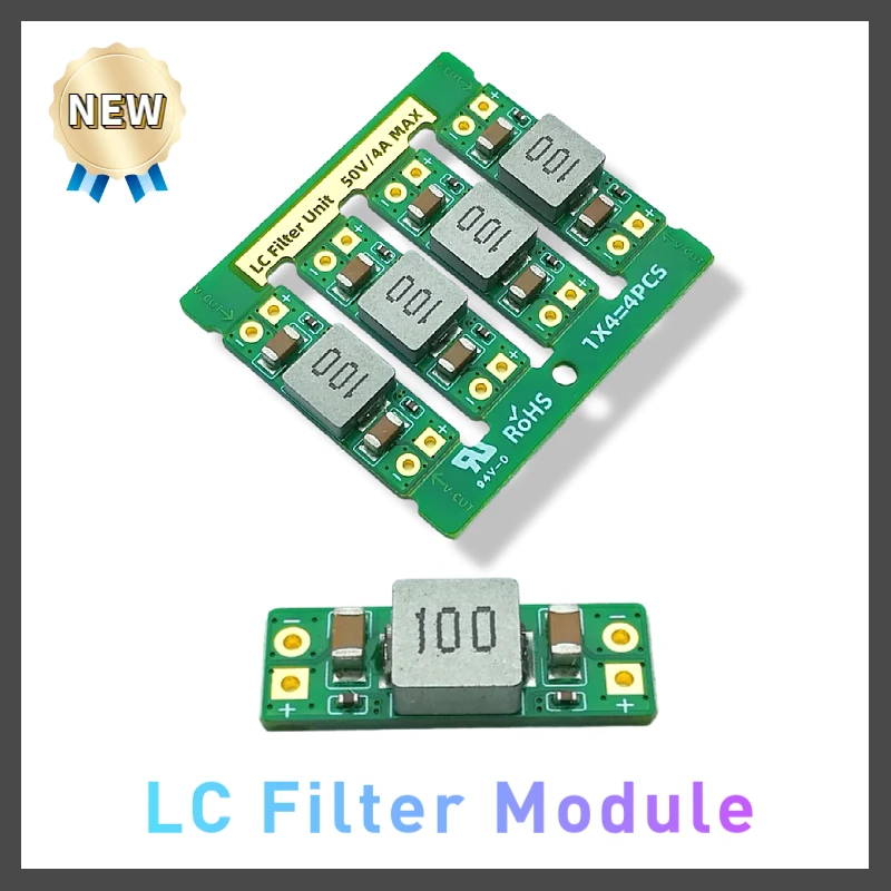 2~4PCS LC Filter 5~30V/3A Power Supply Noise Filters, for FPV Image Transmission/Camera/RC/DIY  Models SE-LC0450