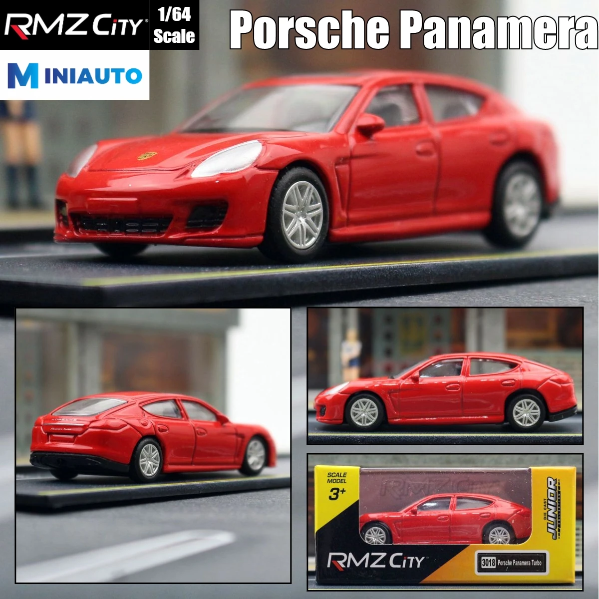 

1/64 Porsche Panamera, 1:64 Diecast Super Sport Toy Car Model 3'' Hot Wheels Miniature, Zinc Alloy Metal Gift For Children Boys