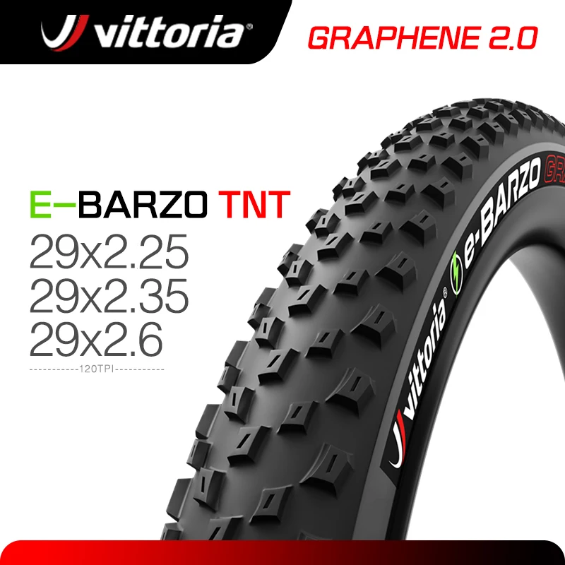 Pneu Vittoria E-Barzo 29x2.25 MTB Tire Electric bike Tubeless Ready TNT Graphene G2.0 Anthracite Tyre rim 29 mtb Cross Country