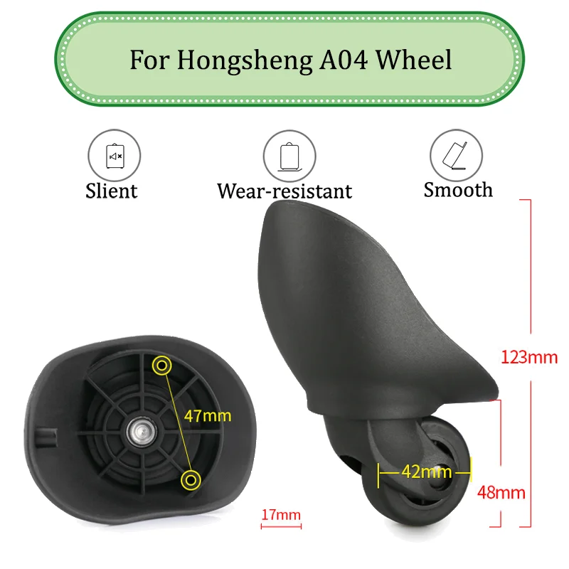 

For Hongsheng A04 Universal Wheel Trolley Case Wheel Replacement Luggage Pulley Sliding Casters Slient Wear-resistant Repair