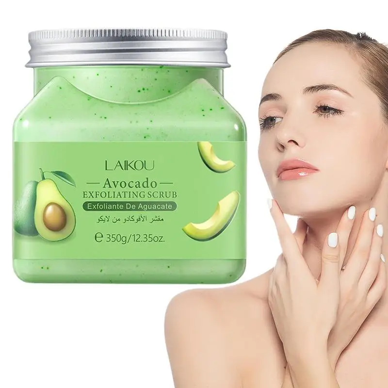 

Avocado Facial Scrub Facial Scrubs For Women Men Deep Cleansing Scrub For All Skin Tapes Moisturizing Skin Care