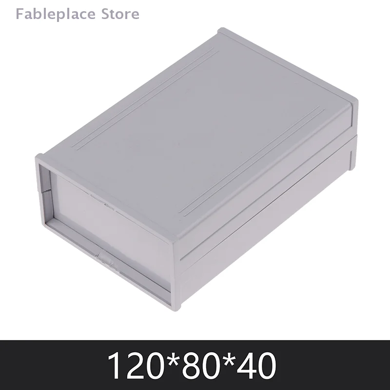 PCB Instrument Box, DIY Electronic Component Case, Wire Connector Enclosure 120x80x40mm