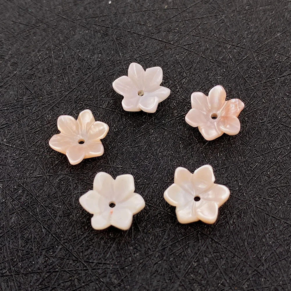 Wholesale Multicolor Flower Shape Pendant Natural Shells for Jewelry Making DIY Handmade Accessories Beaded Decoration Fashion