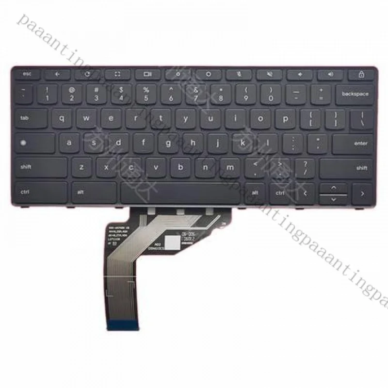 Replacement Keyboard Keys For Asus Chromebook - UK Layout - Non-Backlit - Black