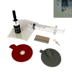 DIY Car Windshield Repair Kit Tools Auto Glass Windscreen Repair Set Give Door Handle Protective Decorative Stickers