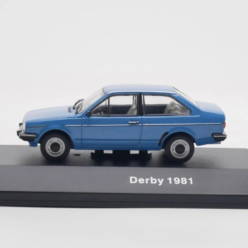 IXO Diecast 1:43 Schaal Derby 1981, Auto Legering Simulatiemodel Volwassen Jongen Klassieke Collectie Decoratie Cadeau Display