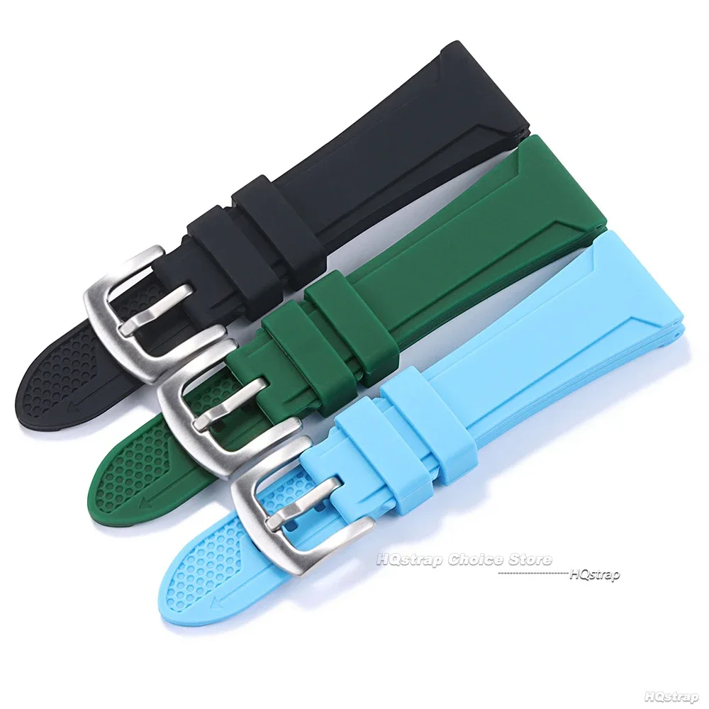 لينة حزام ساعة سيليكون لبانيراي 22 مللي متر 24 مللي متر 26 مللي متر حزام المطاط سوار الرجال النساء الرياضة استبدال حزام (استيك) ساعة ل Seiko