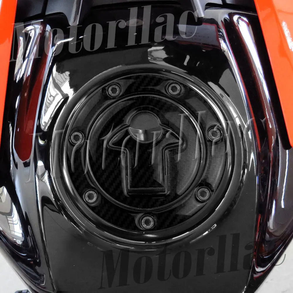 3D-Kohlefaser-Motorrad-Tankdeckel-Aufkleber Schutz-Zubehör Wasserdicht Für KTM 125 390 790 890 Duke R – Detail 1
