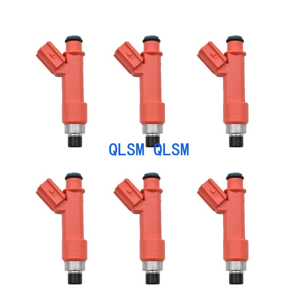 

Комплект из 6 топливных форсунок 1001-87F90 для Toyota Land Cruiser FZJ80 FZJ100 4.5L 1FZ-FE 23250-66010, бензиновые, с выравниванием расхода