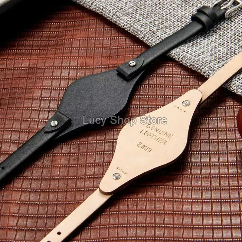 For Fossil Women's Watchbands Es2830 Parts Series Retro U-Type Interface Bottom Support Soft Steel Buckle Watches Accessories