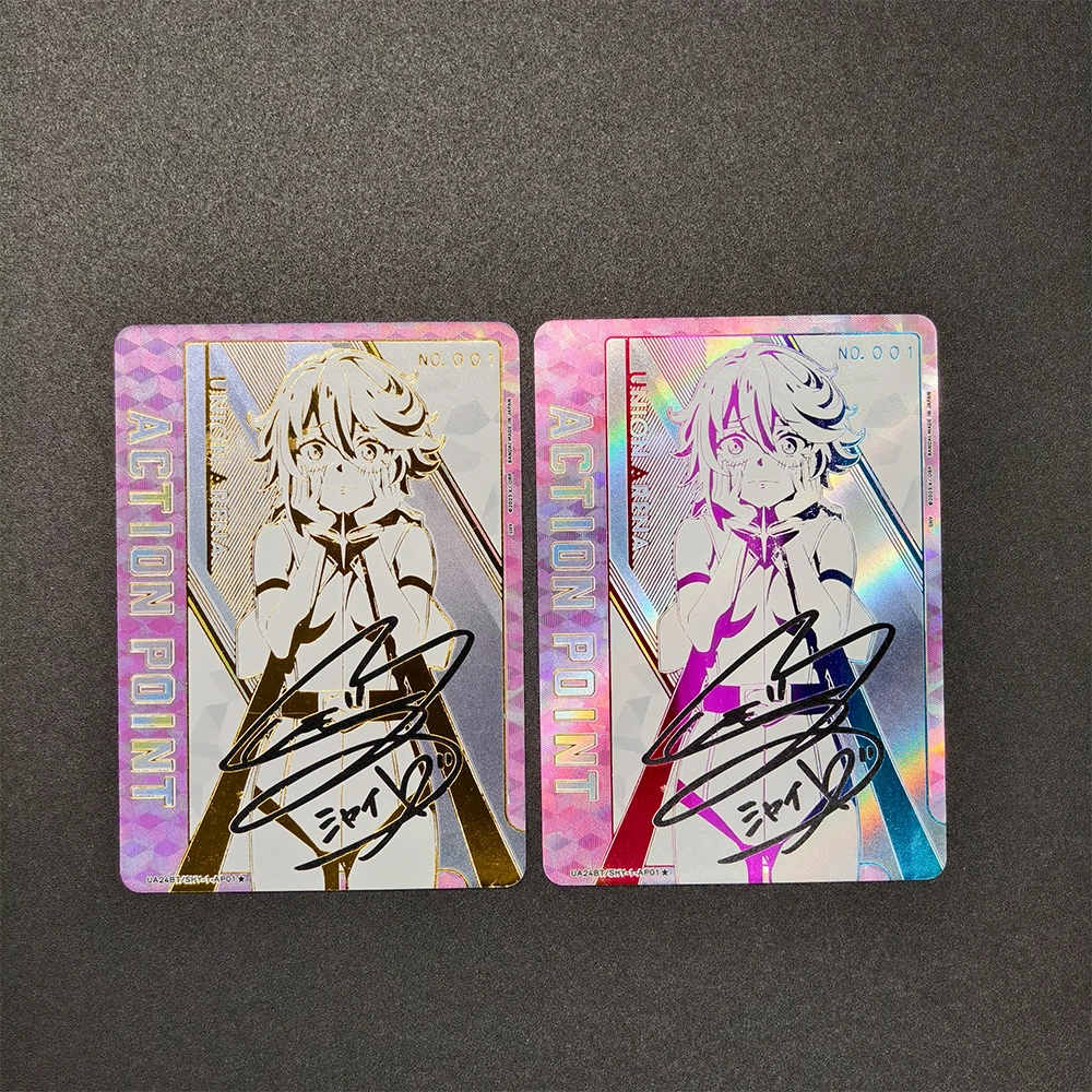 أنيمي الاتحاد الساحة جمع بطاقة خجولة Momijiyama Teru Noir البرنز بطاقة توقيع الملمس الانكسار اللون فلاش هدية عيد