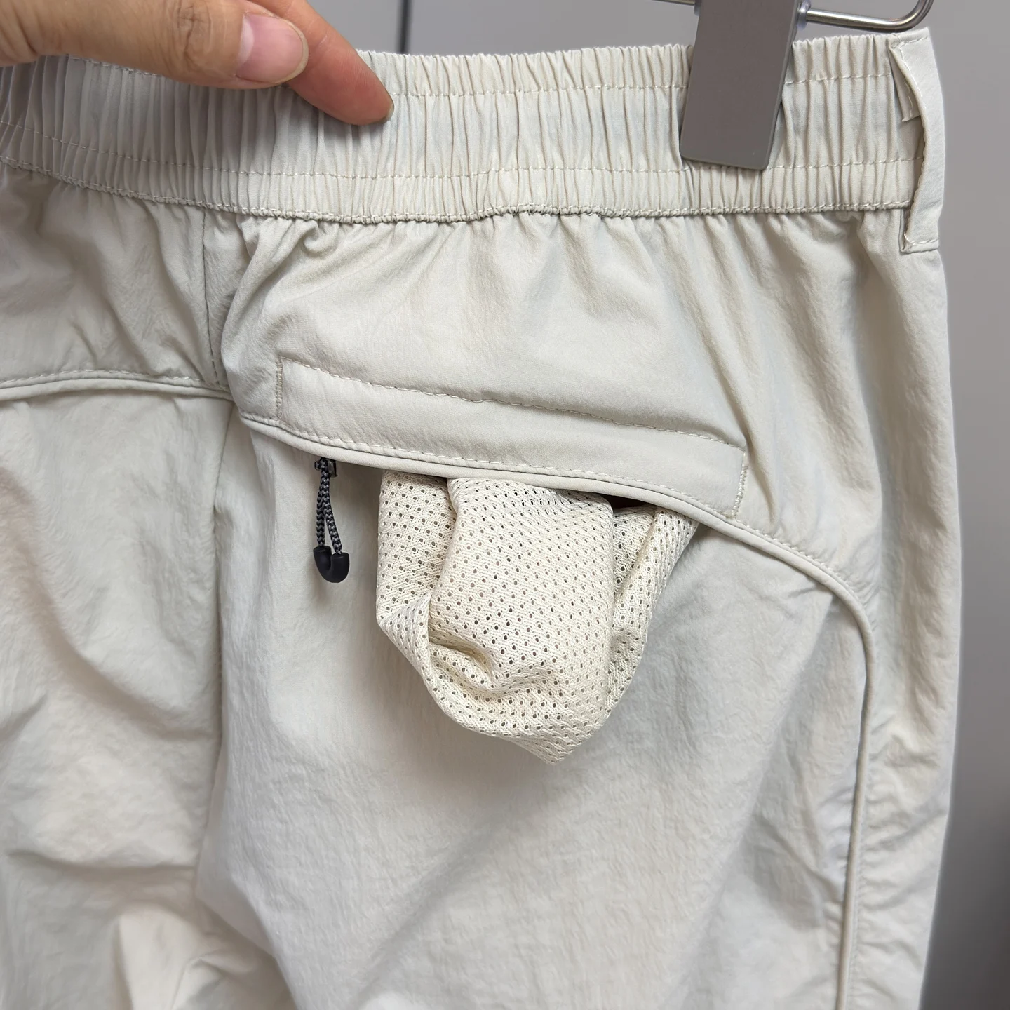 بنطلون عمل خارجي مقاوم للماء متعدد الجيوب على شكل سكين للرجال والنساء، بنطلون عسكري كاجوال بخصر طبيعي من النايلون #5