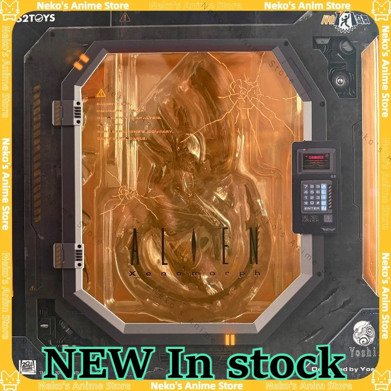 

【In Stock】52TOYS X Yoshi. 1/12 Lightning Dance Alien Facehugger Action Model Trendy Toys Desktop Doll Collectibles Gift Figure
