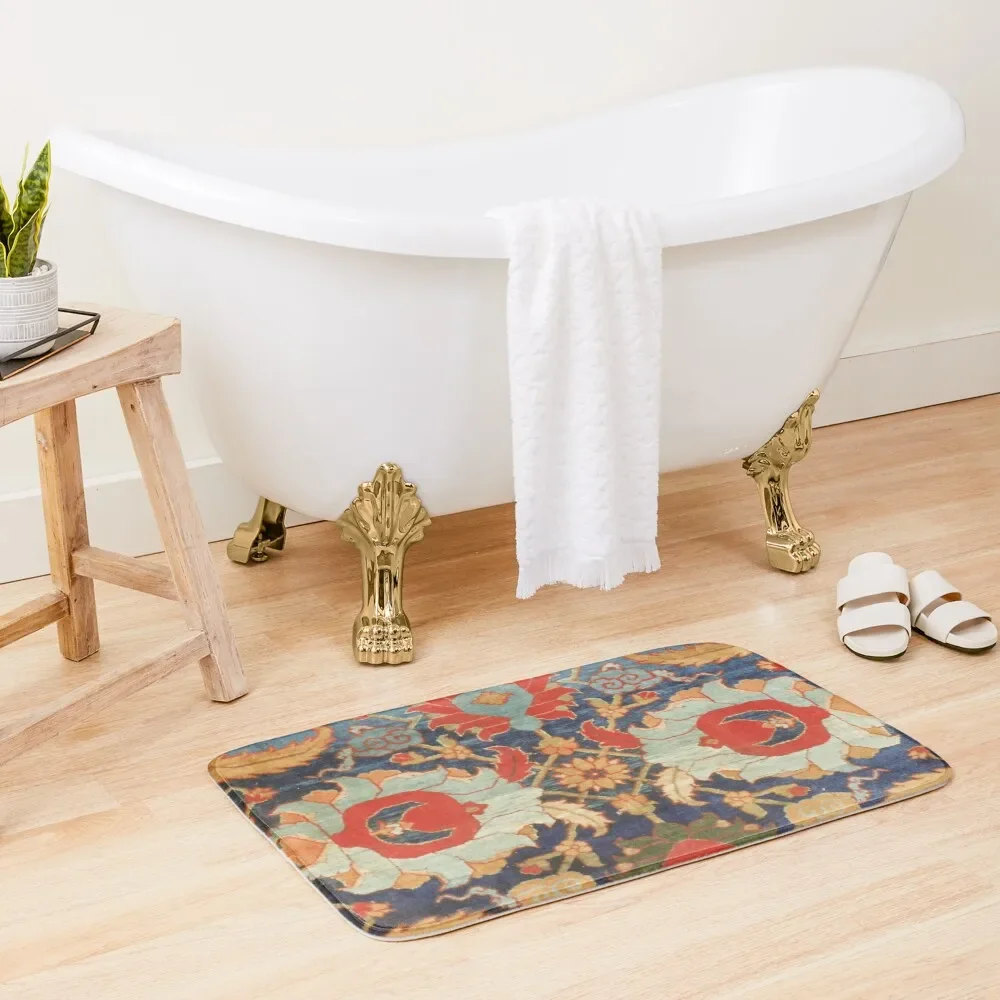 

Indian Antique Floral Rug Print Bath Mat Mats For Bathroom And Toilet For The Bathroom Things For Bathroom Mat