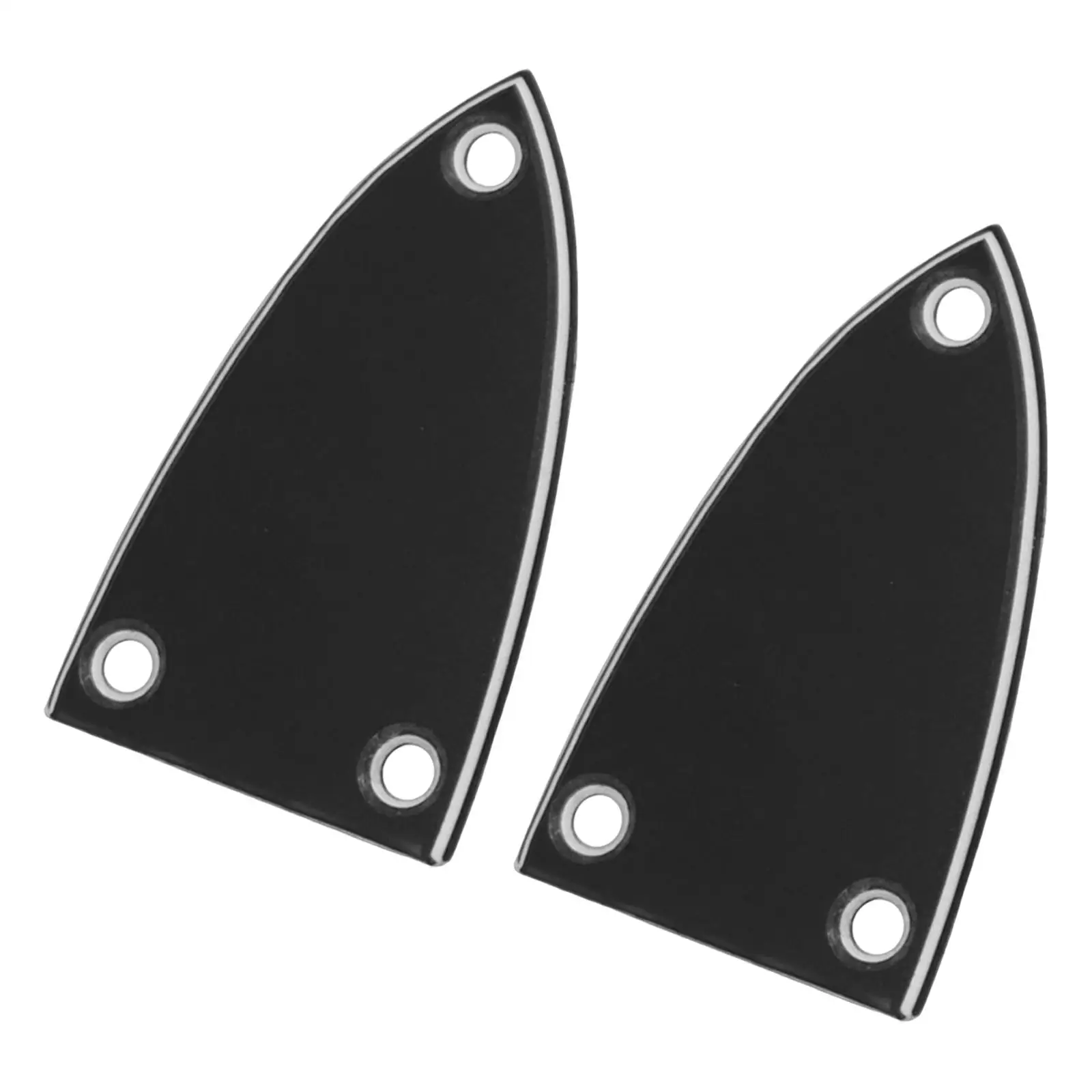 2 Pieces Electric Guitar Neck Plate Accessories for Guitar Masters Guitarist