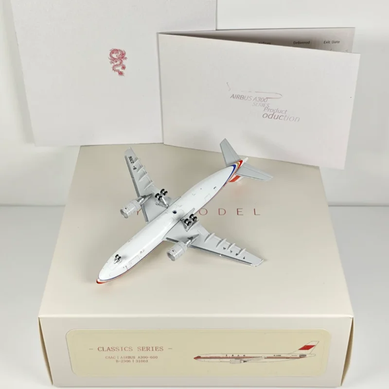 

Yu Model 1/400 Scale China Civil Aviation A300-600 B-2306 Alloy Aircraft Model Collection Decoration Item