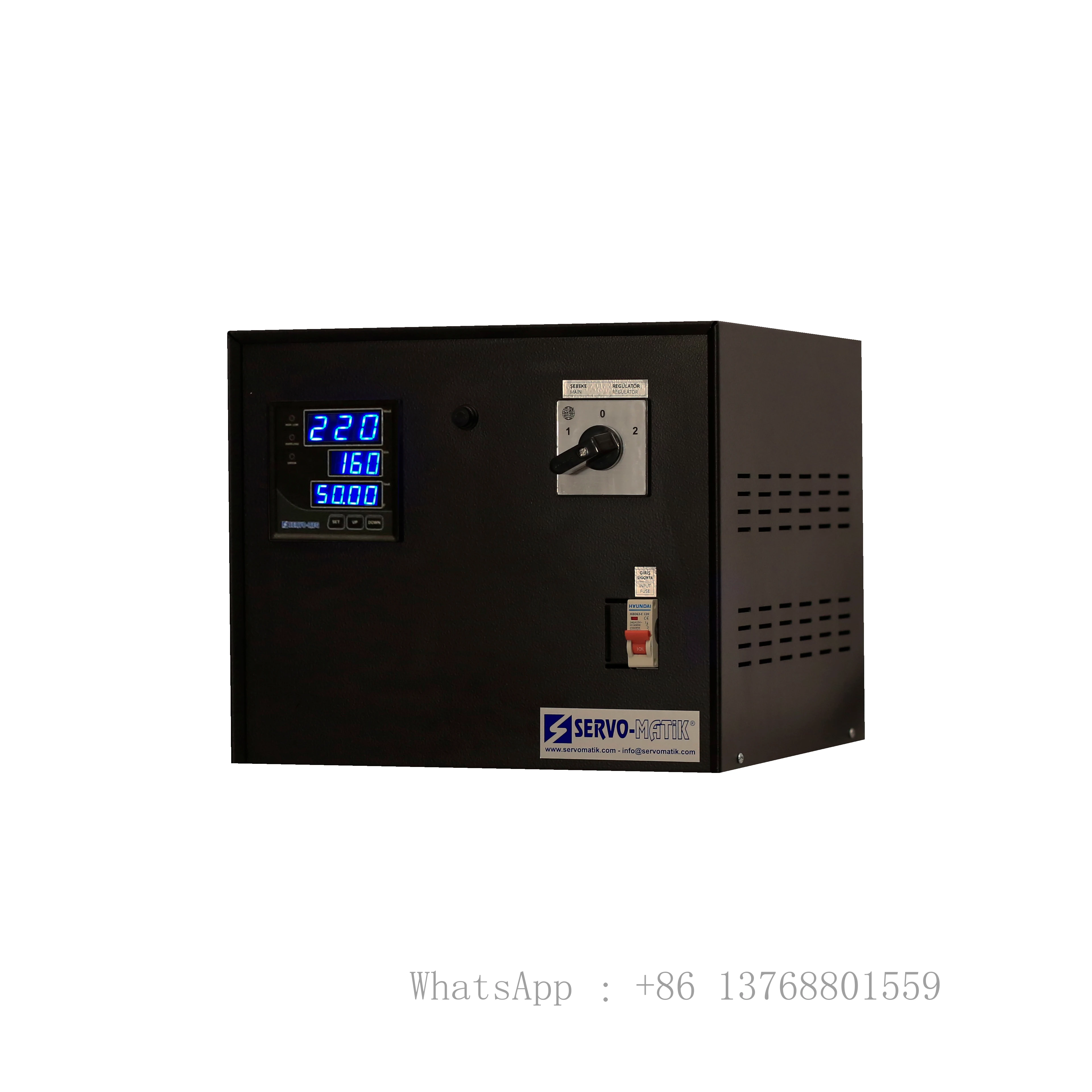 Servo Voltage Regulator 5 KVA - 20KVA SERVO-REG One Phase Input-One Phase Output