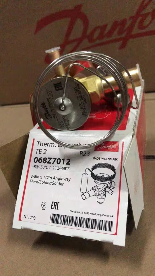 Imagem -05 - Máquina de Estratificação Ultra-baixa Temperatura R23 da Válvula de Expansão Térmica Teb2 068z3011 3518 7012 de Danfoss-90 Graus