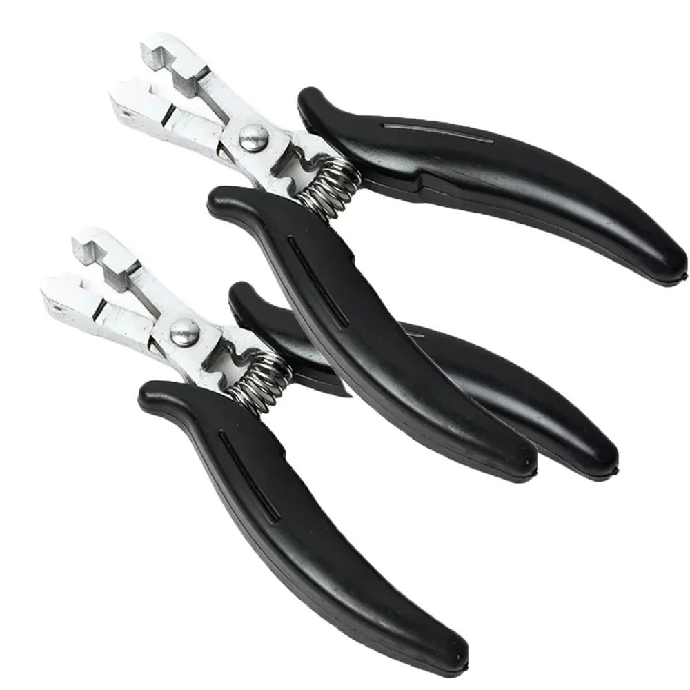 1PC Black handle 6mm groove Flat type plier clamp for making flat tip pre-bonded Hair Extension