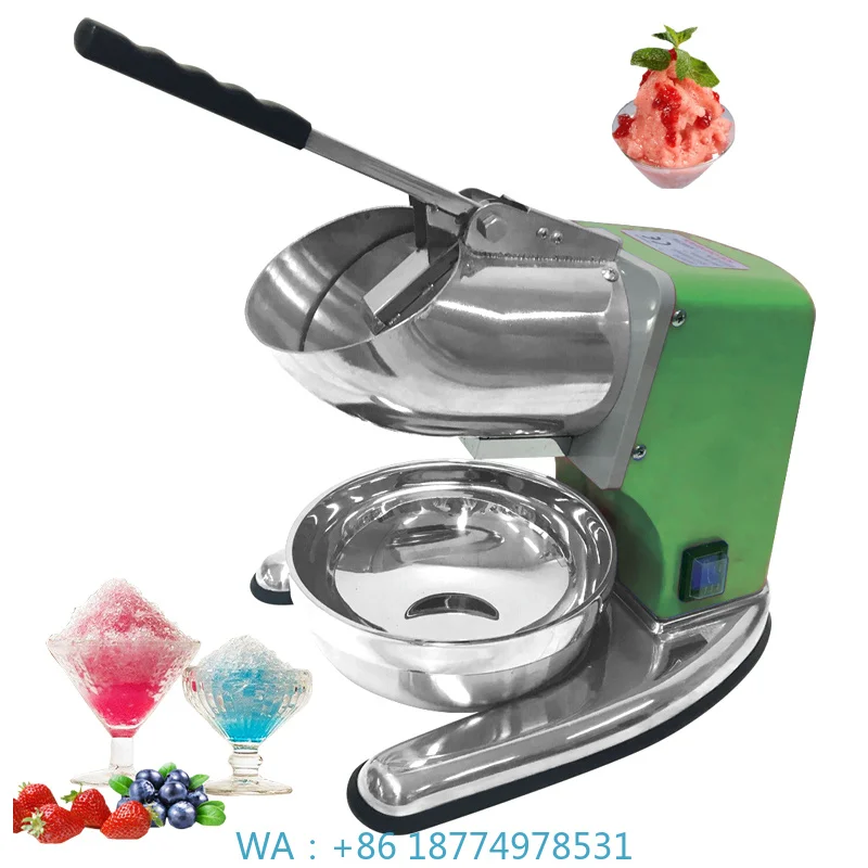 Durable Portable Small Tabletop Ice Processing Station For Ice Blocks And Slushies Manual Preparation