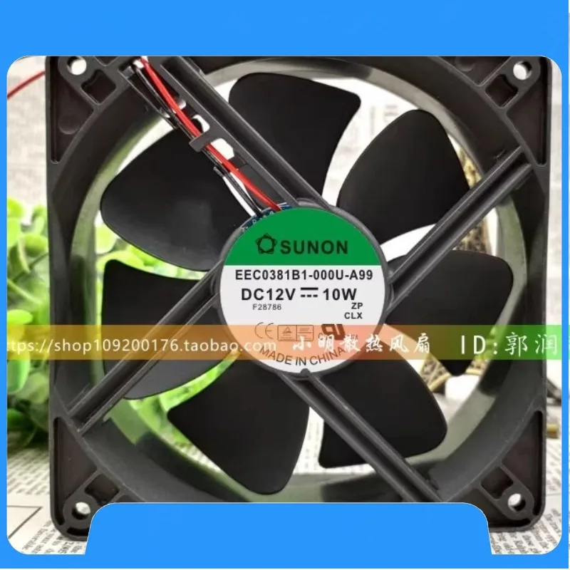 

Новый вентилятор-кулер для SUNON EEC0381B1-000U-A99, 12 В, 10 Вт, 12038, охлаждающий вентилятор для инверторного корпуса 120*120*38 мм