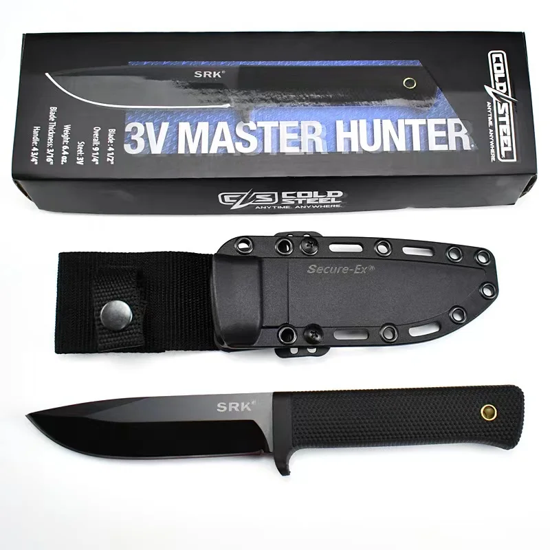 Camping straight knife multi-function portable knife sharp high hardness knife