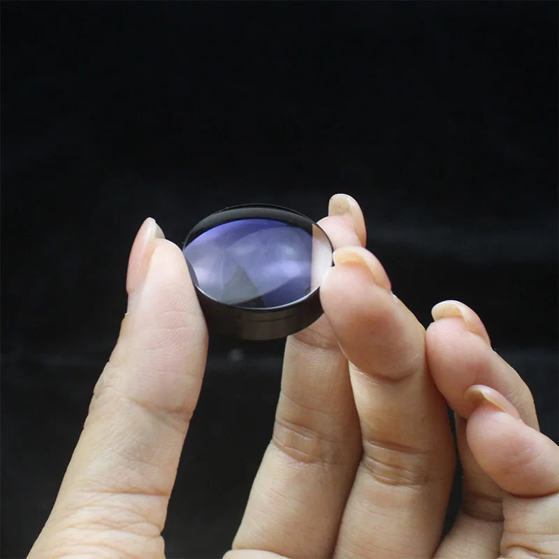 25F50 Bonded Green Film Blackened Objective Lenses Eyepiece Refracting Astronomical Binoculars DIY Accessories Glass Lens Tools