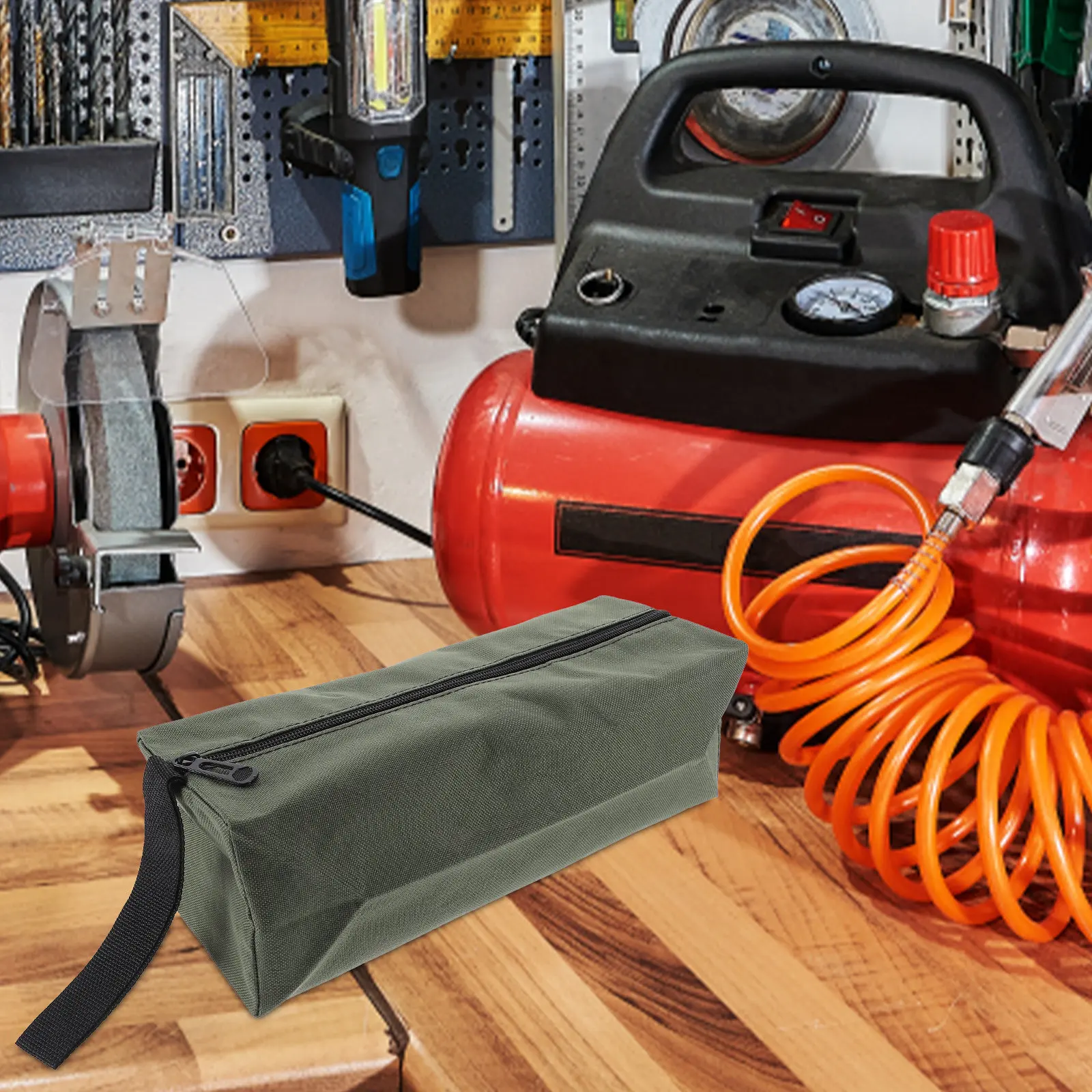 

6Pcs Tool Bags Waterproof Small Tools Storage Pouch Organizer Compact Zipper Pouch for Electrician Garden Painter