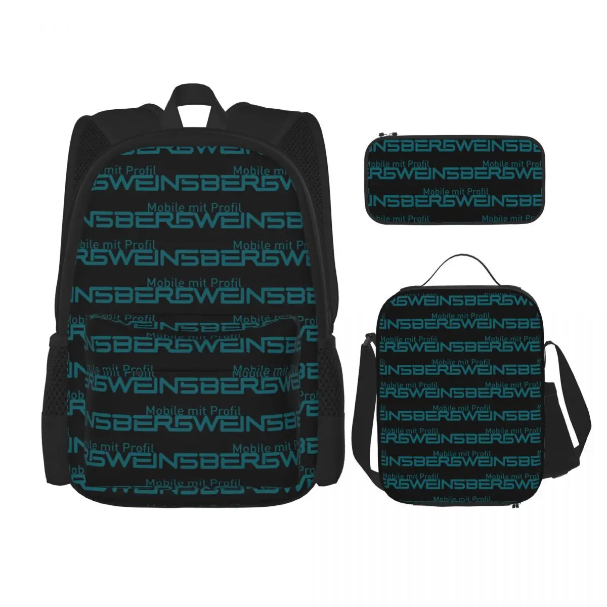 

Weinsberg Caravan Backpacks Boys Girls Bookbag Children School Bags Kids Rucksack Lunch Bag Pen Bag Three-Piece Set