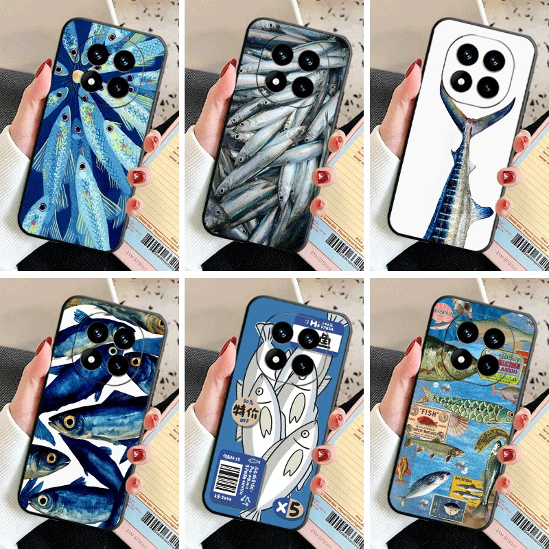 Soft Silicone Phone Case for Xiaomi Redmi Note 15 14 13 12 Discounted Salted Fish Shell 11 Pro Plus 12S 11S 10S 10 11T 5G Cover