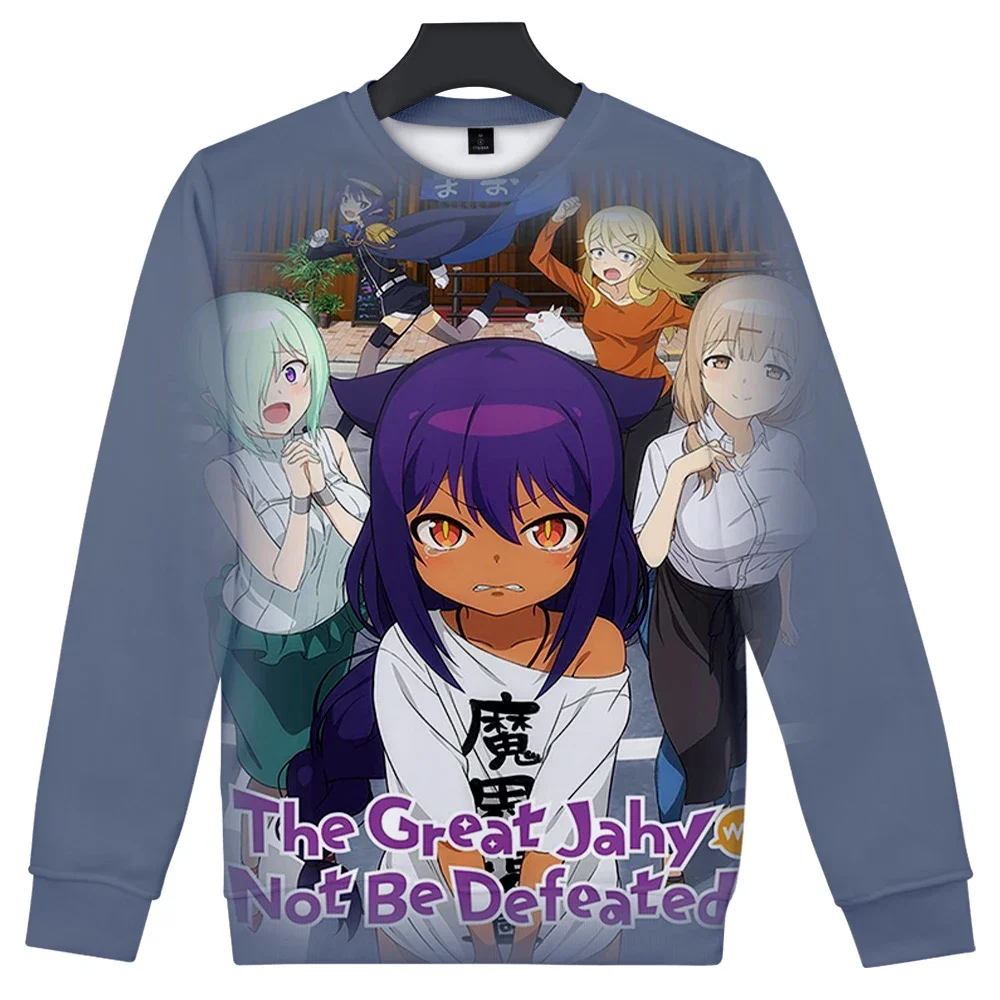 The Great Jahy Will Not Be Defeated 3D Print Oversized Hoodie Women Men O-neck Long Sleeve Crewneck Sweatshirt Anime Clothes