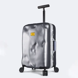 Valigia stile rotto bagaglio concavo borse da viaggio cabina bagaglio a mano valigie 30 pollici Internet Celebrity Trolley 18 