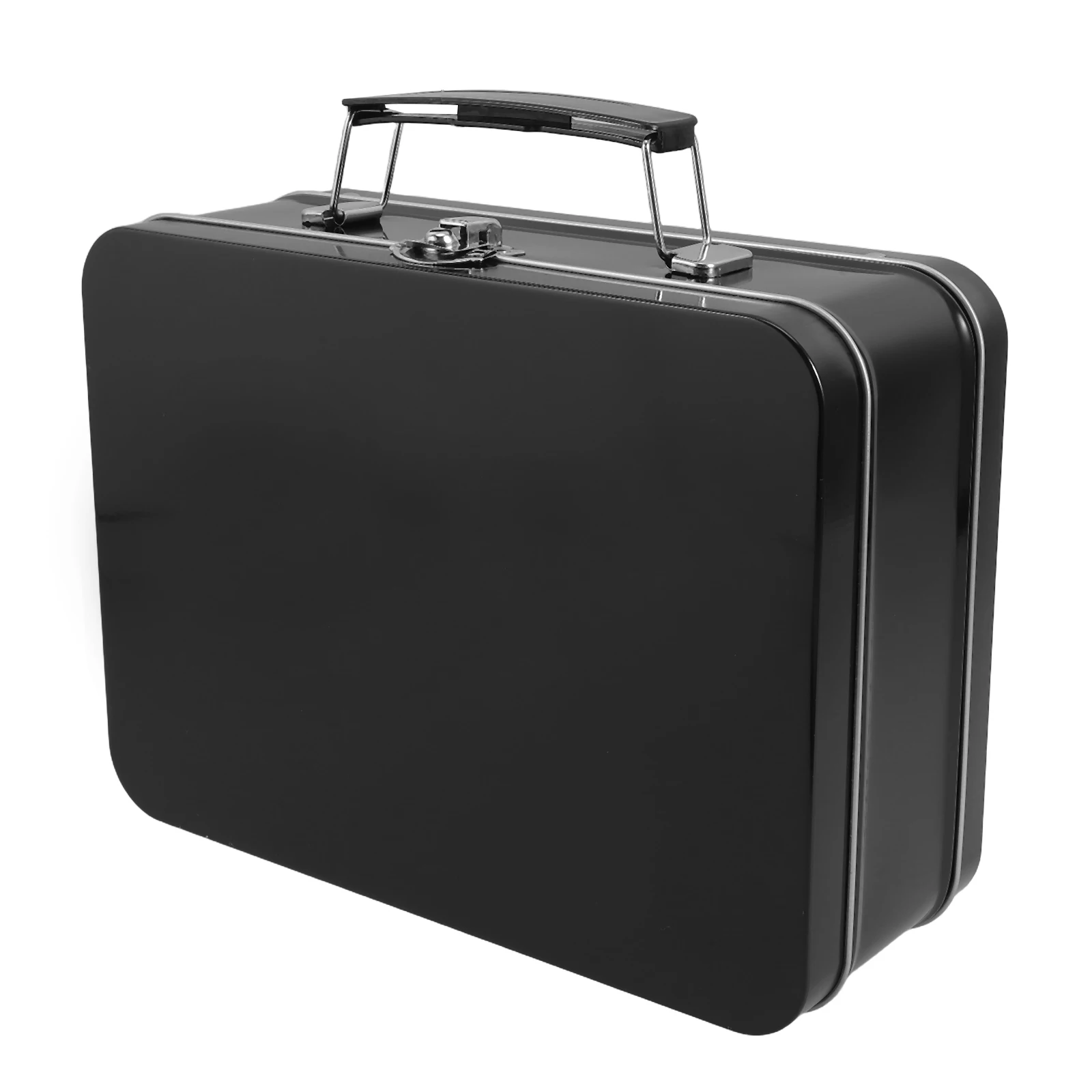 

Tinplate Lunch Box Metal Container Leakproof Adult Women Kids Retro Style Portable Food Storage Tin