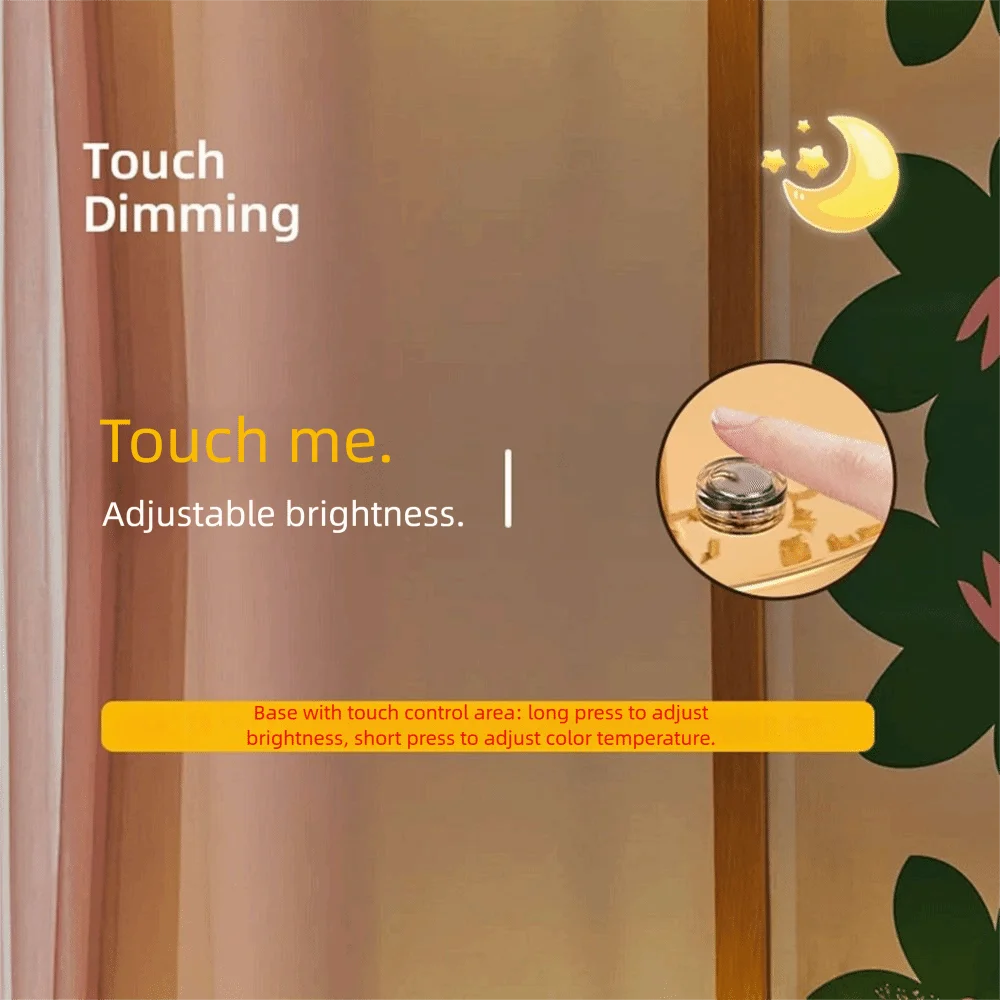 3-Color Lighting Butterfly Desk Lamp Transparent Dimmable LED Table Lamp Atmosphere Light Soft Lights Nordic Acrylic Night Light