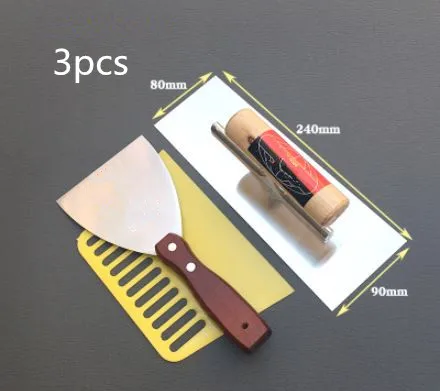 

3pcs/set stainless steel putty knife scraper trowel Concrete Finishing Trowel hand tools