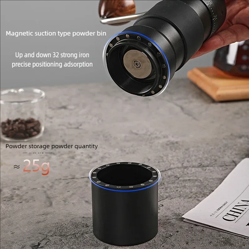 مطحنة الفول اليدوية سبعة نجوم مطحنة القهوة المنزلية 420 الفولاذ المقاوم للصدأ الأساسية اليد مكرنك مطحنة القهوة اليد مكرنك #5