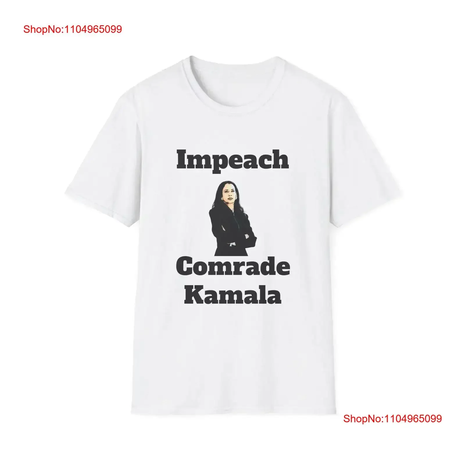 

Футболка Impeach Kamala Softstyle, винтажная стираная домашняя дизайнерская одежда, мягкая дышащая уличная одежда, стильная, слегка растянутая