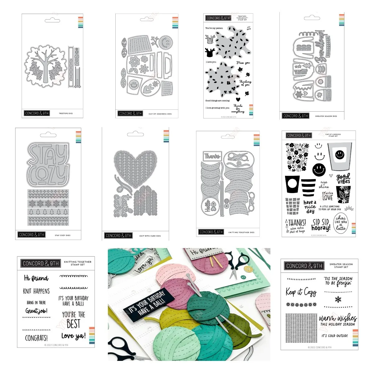 Nuova stagione del maglione fustelle in metallo stampini Stencil fai da te Scrapbook artigianato decorazione maglieria insieme biglietti di auguri fatti a mano