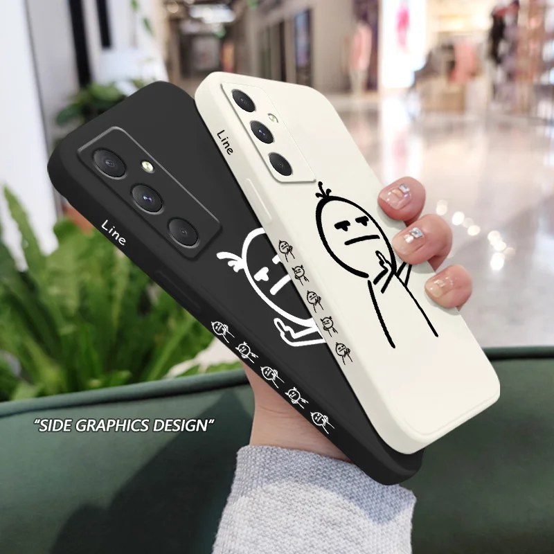 Funny Friend Phone Case For Samsung Galaxy A55 A35 A25 A15 A05 A05S A54 A34 A24 A14 A04 A04S A04E 4G 5G Cover