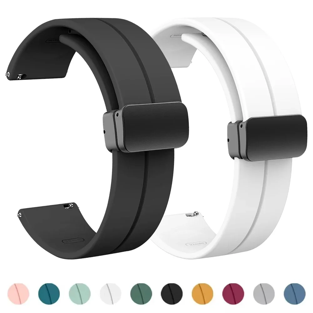 

Silicone Strap For HUAWEI WATCH GT 5 Pro 46mm GT4 3 2 2E Pro 42mm Magnetic Watch Band For huawei watch 4 Pro HONOR Magic GS Belt